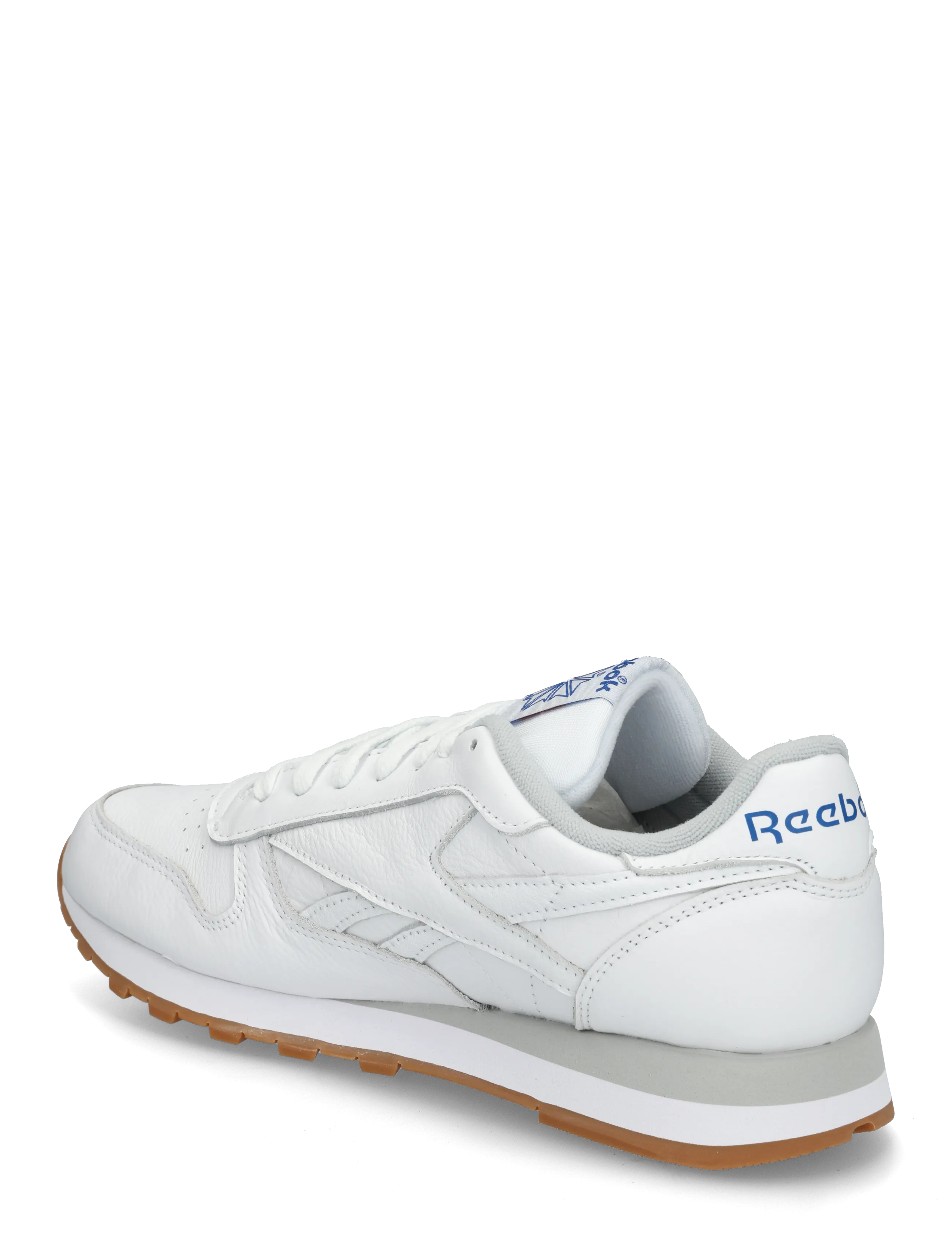 Reebok Classics - CLASSIC LEATHER - lav ankel - ftwrwhite/blue/gum - 1
