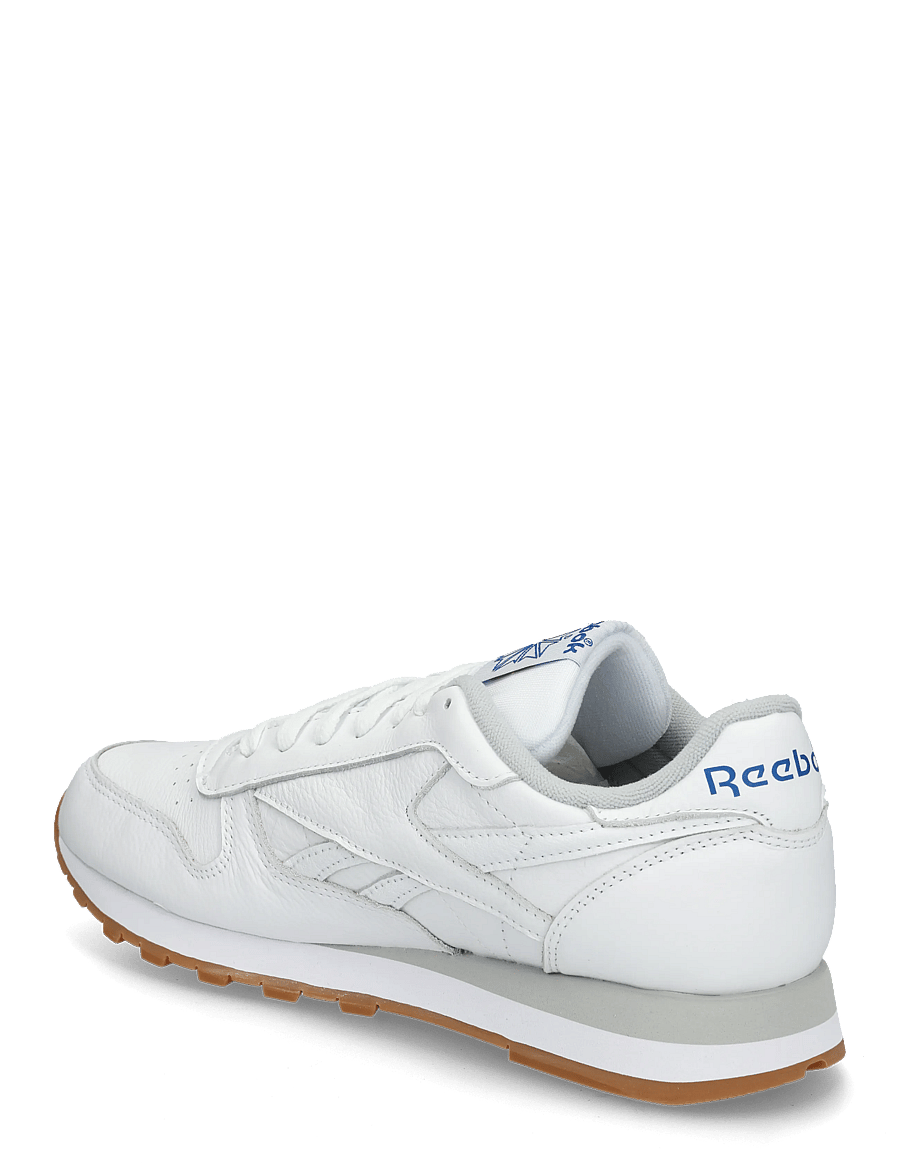 Reebok Classics - CLASSIC LEATHER - lav ankel - ftwrwhite/blue/gum - 1