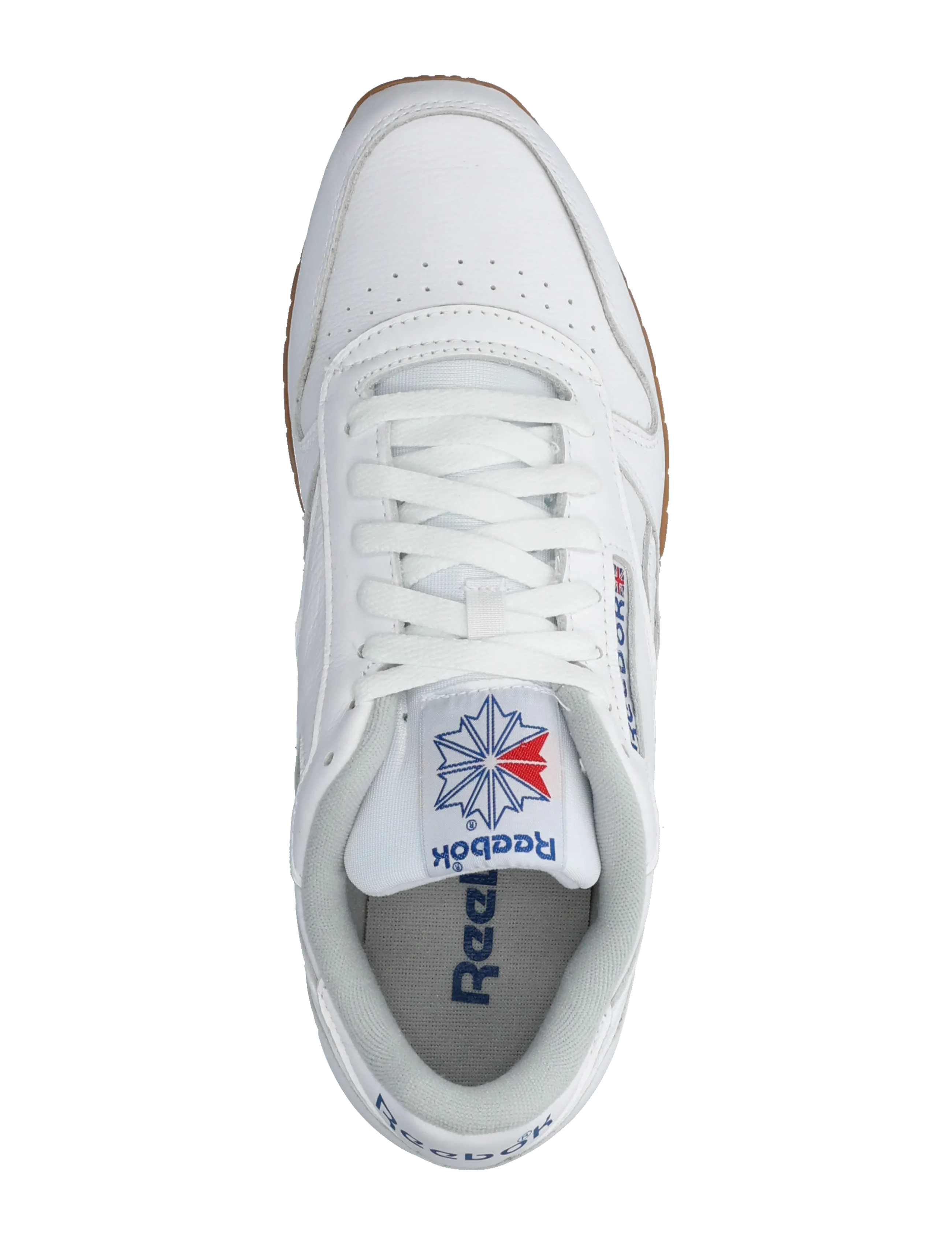 Reebok Classics - CLASSIC LEATHER - lav ankel - ftwrwhite/blue/gum - 3