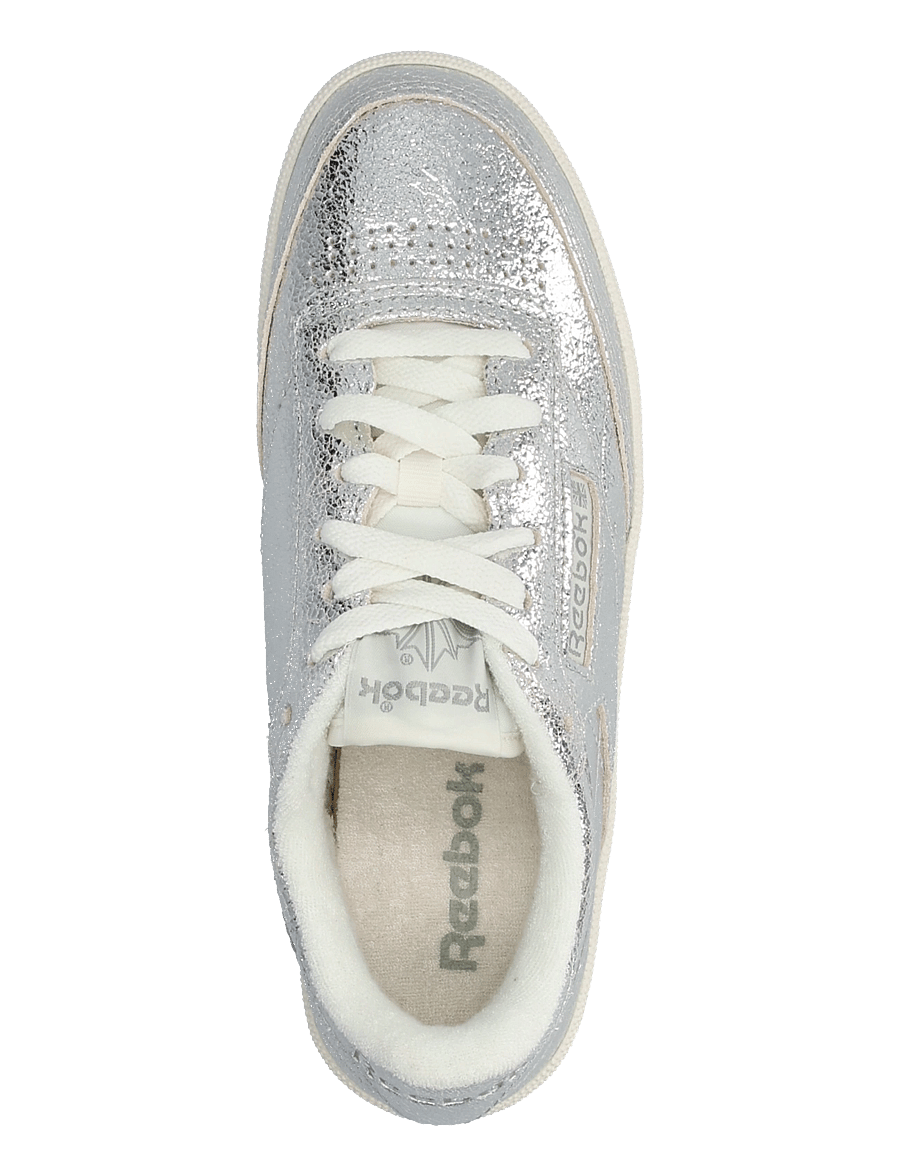 Reebok Classics - CLUB C 85 - lave sneakers - silvermetallic/chalk - 3