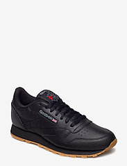 Reebok Classics - CL LTHR - low top sneakers - black/gum - 0