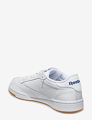 Reebok Classics - CLUB C 85 - sportiska stila apavi ar pazeminātu potītes daļu - white/royal/gum - 2