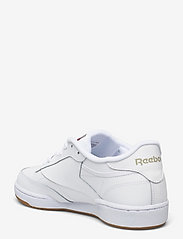 Reebok Classics - CLUB C 85 - sportiska stila apavi ar pazeminātu potītes daļu - white/light grey/gum - 2