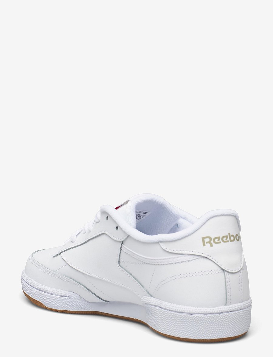 Reebok Classics - CLUB C 85 - niedriger schnitt - white/light grey/gum - 2