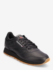 Reebok Classics - CLASSIC LEATHER - sportiska stila apavi ar pazeminātu potītes daļu - cblack/pugry5/rbkg02 - 0