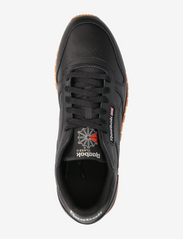 Reebok Classics - CLASSIC LEATHER - low top sneakers - cblack/pugry5/rbkg02 - 3