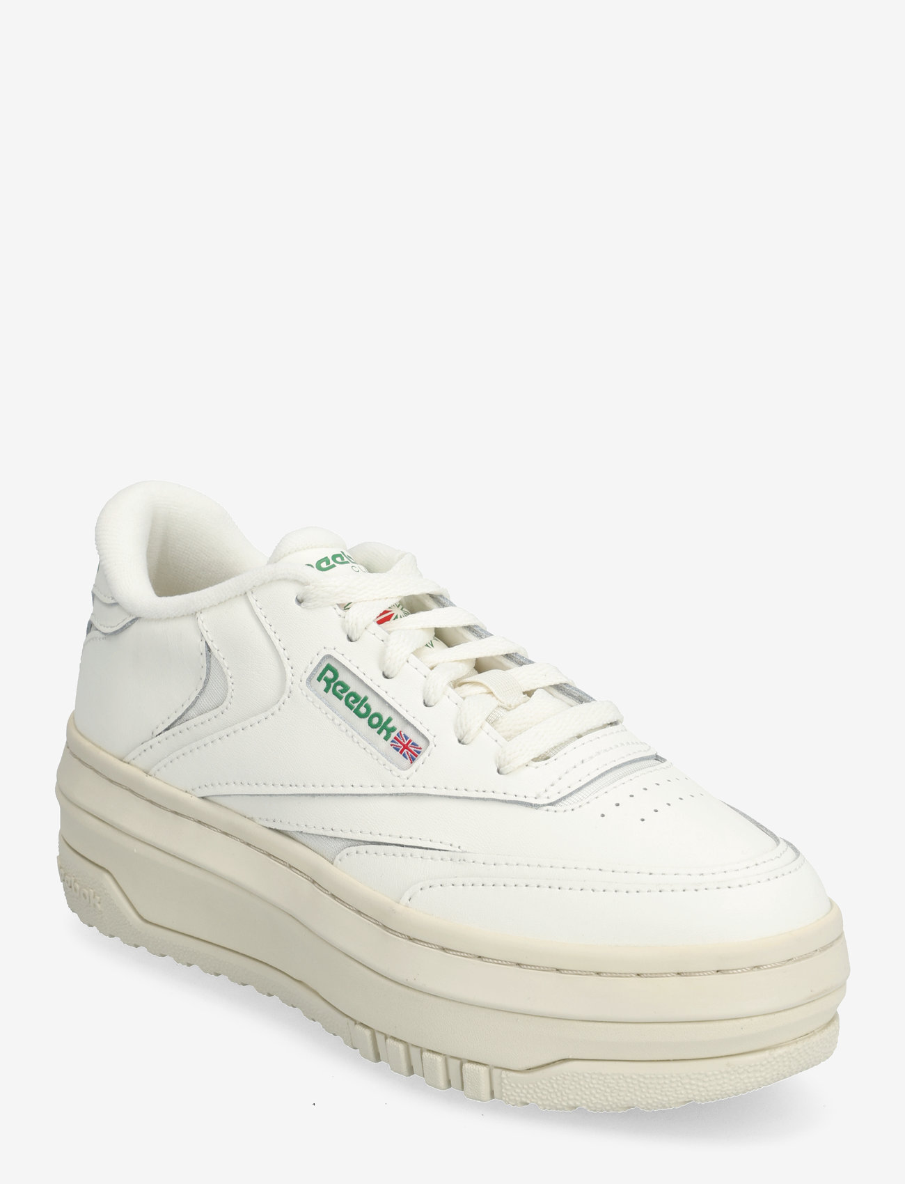 Reebok Classics - CLUB C EXTRA - lave sneakers - chalk/chalk/glegrn - 0