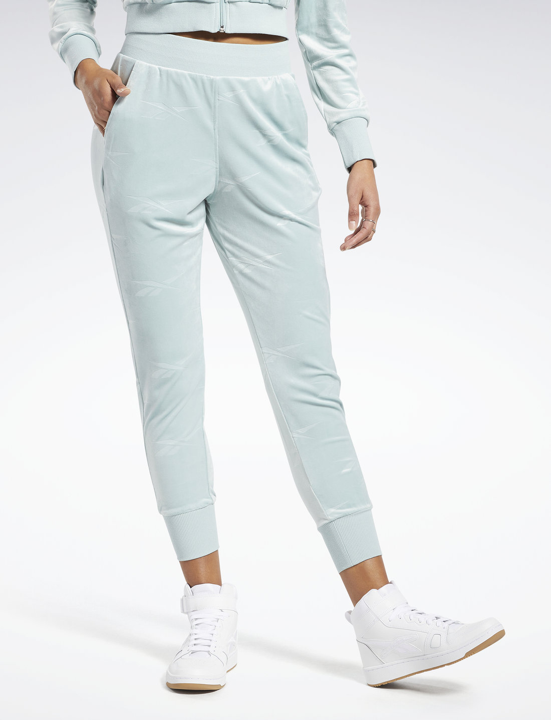 Reebok top velour pants