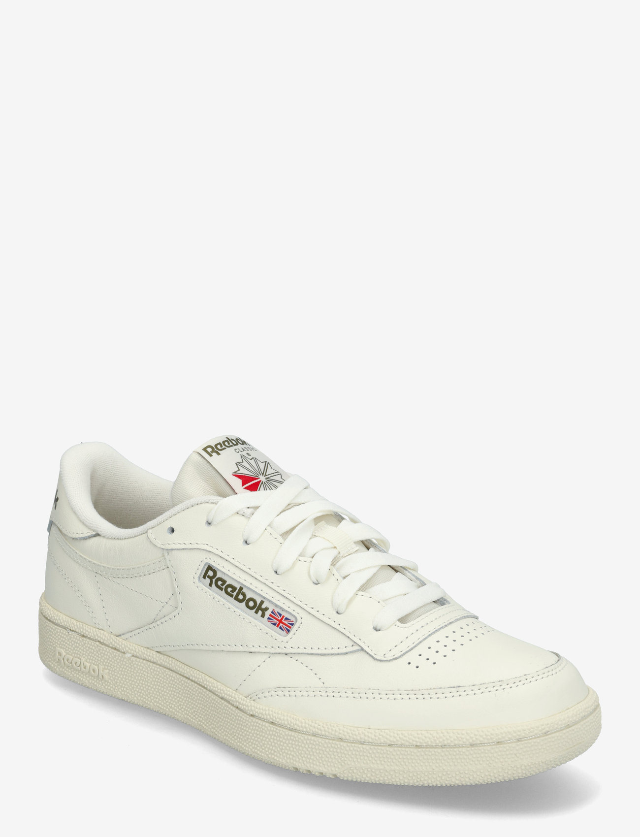 Reebok Classics - CLUB C 85 - lave sneakers - chalk/chalk/armgrn - 0