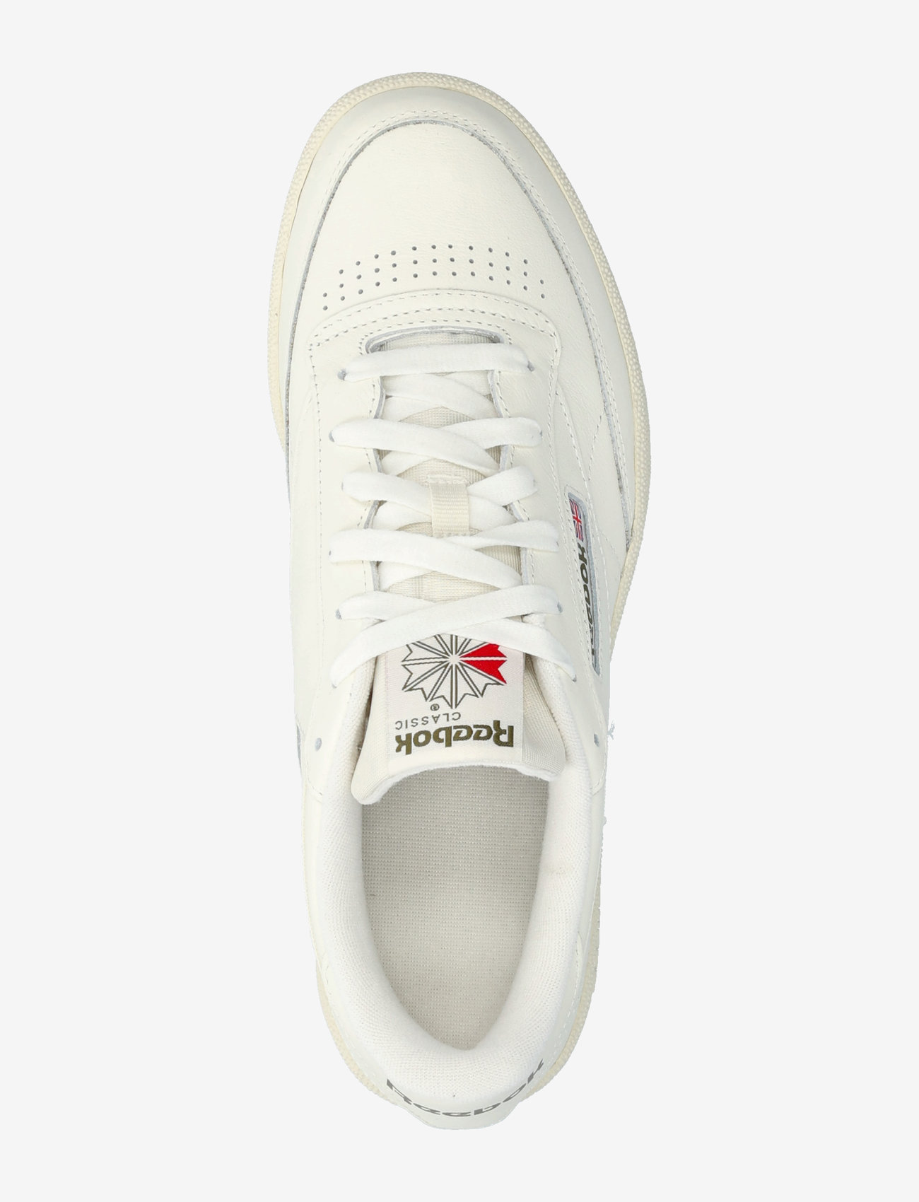 Reebok Classics - CLUB C 85 - lave sneakers - chalk/chalk/armgrn - 3