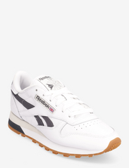 Reebok Classics - CLASSIC LEATHER - low top sneakers - ftwwht/purgry/vincha - 0