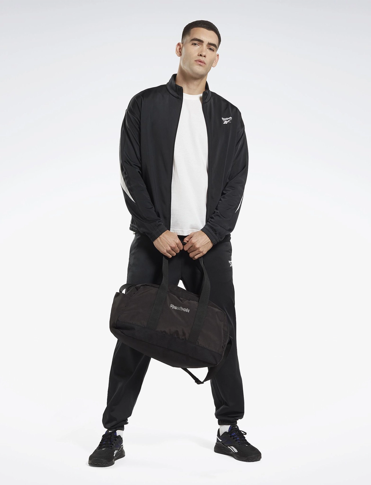 Reebok Classics - RI VECTOR KNIT TRACKTOP - nghblk/white - 3