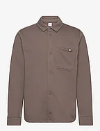 CL WDE FLC OVERSHIRT - GROUT F23