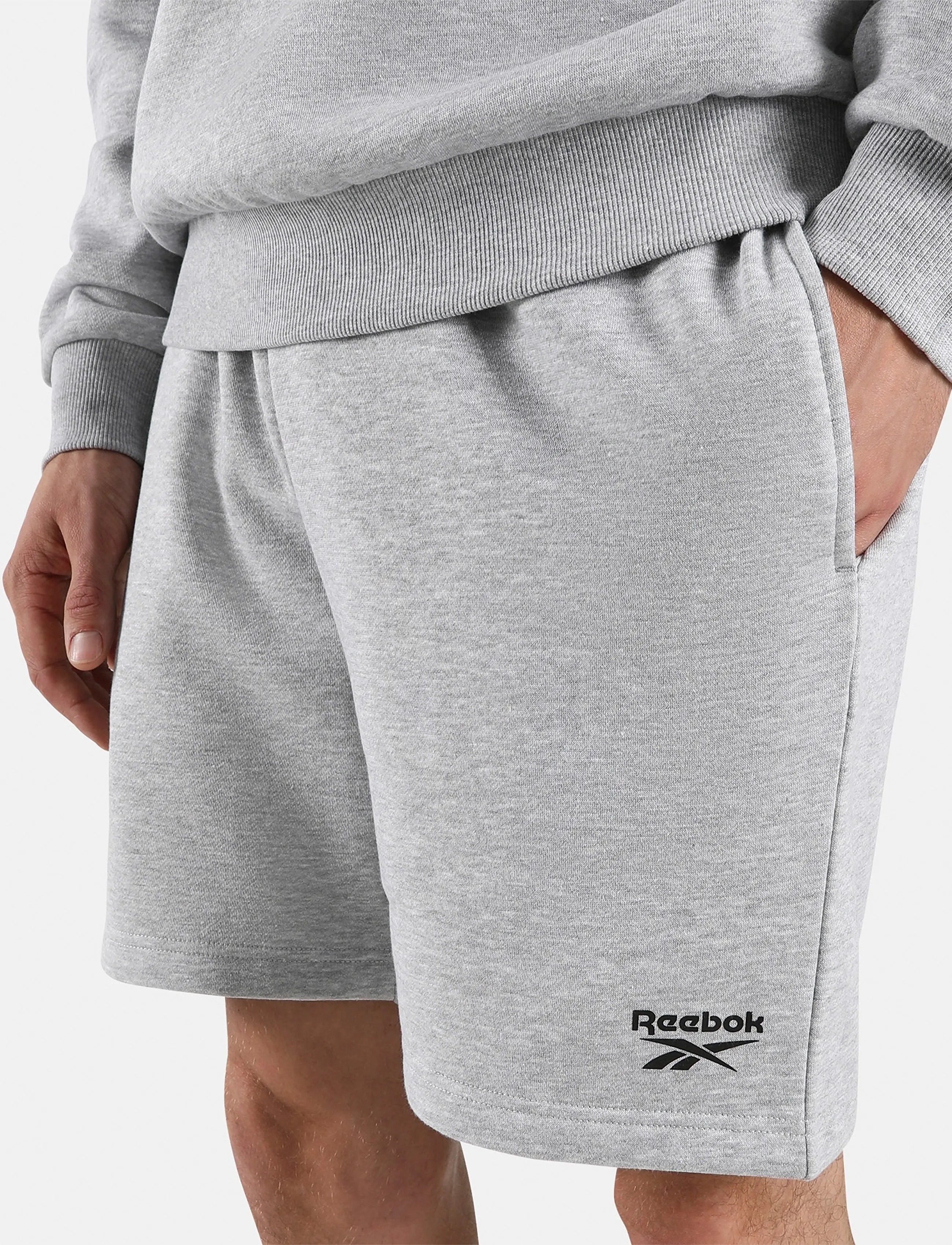 Reebok Classics - MARCUS  FLEECE SHORT - light grey marl - 5