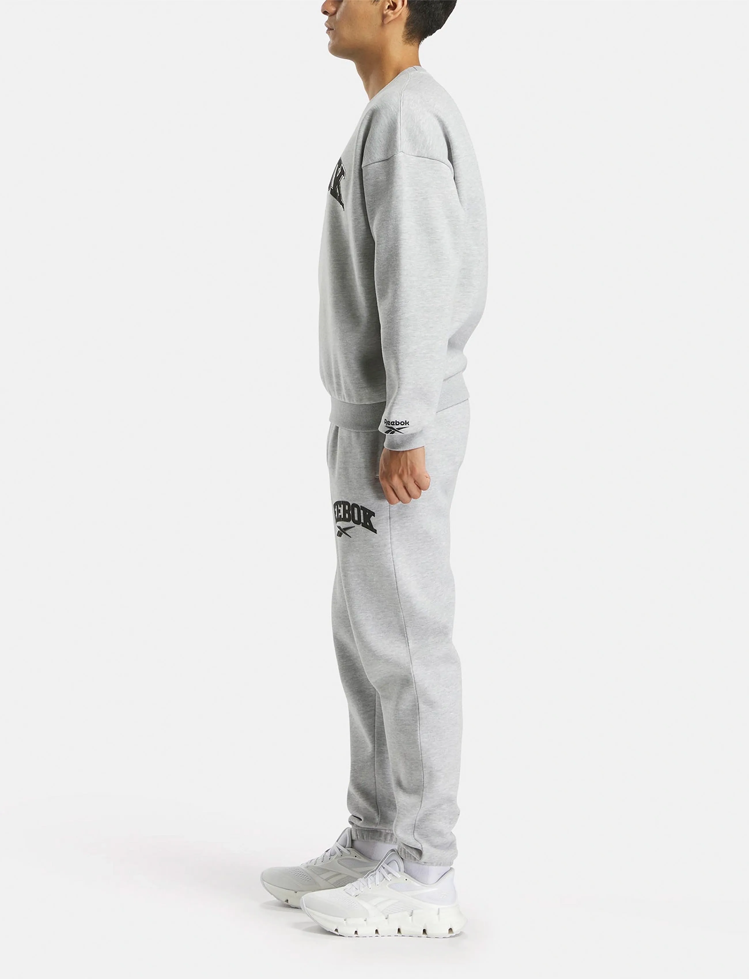 Reebok Classics - VARSITY HIGH DENSITY FLEECE PANTS - light grey marl - 3