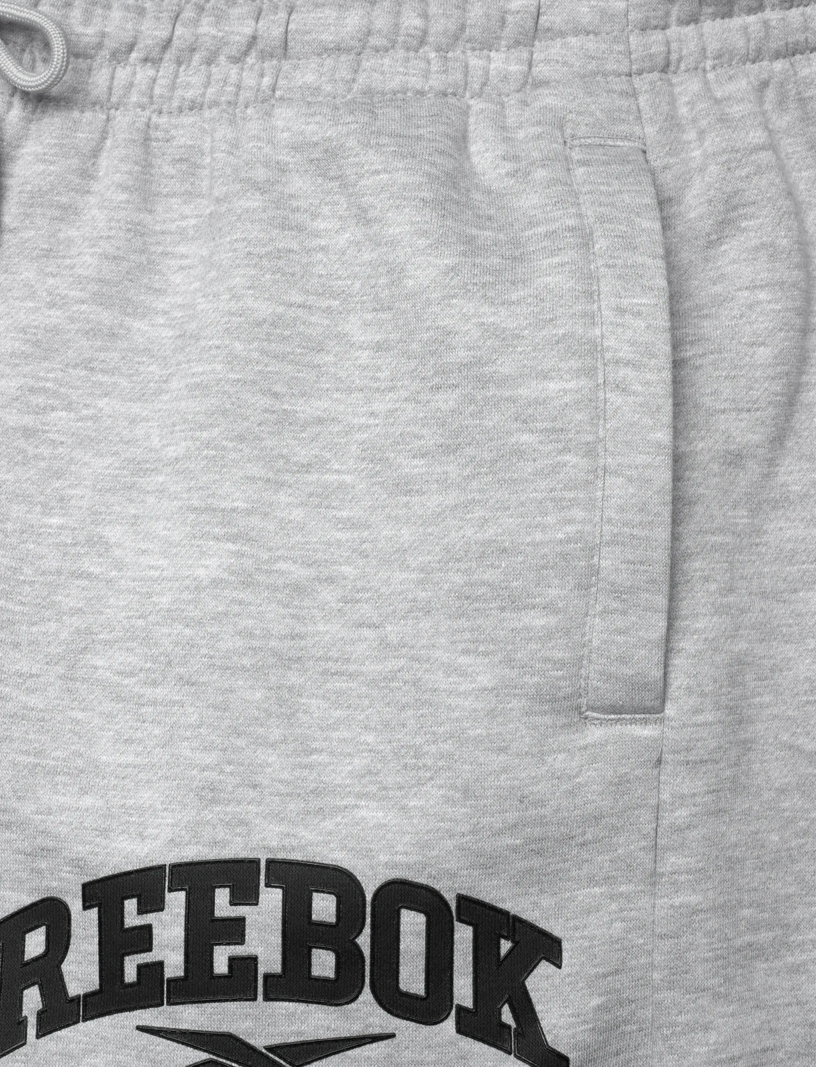 Reebok Classics - VARSITY HIGH DENSITY FLEECE PANTS - light grey marl - 5