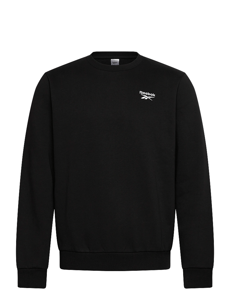 Reebok Classics - ID SMALL LOGO FLEECE CREWNECK SWEAT - långärmade t-shirts - black - 0
