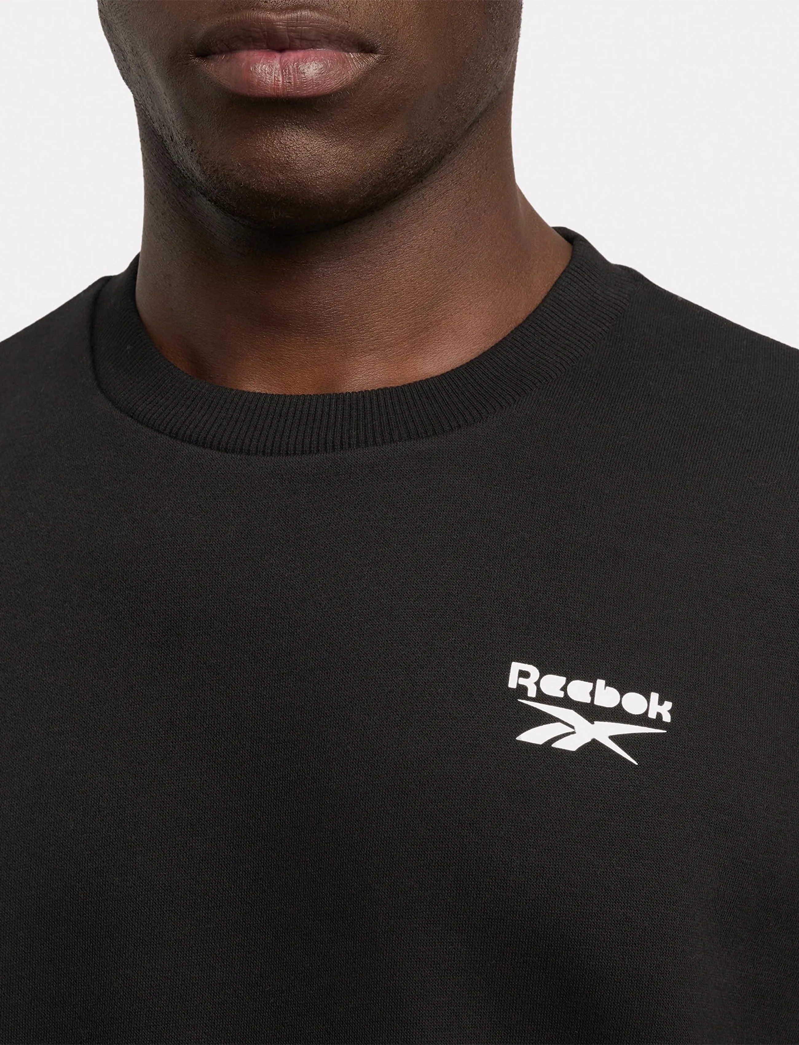 Reebok Classics - ID SMALL LOGO FLEECE CREWNECK SWEAT - black - 5