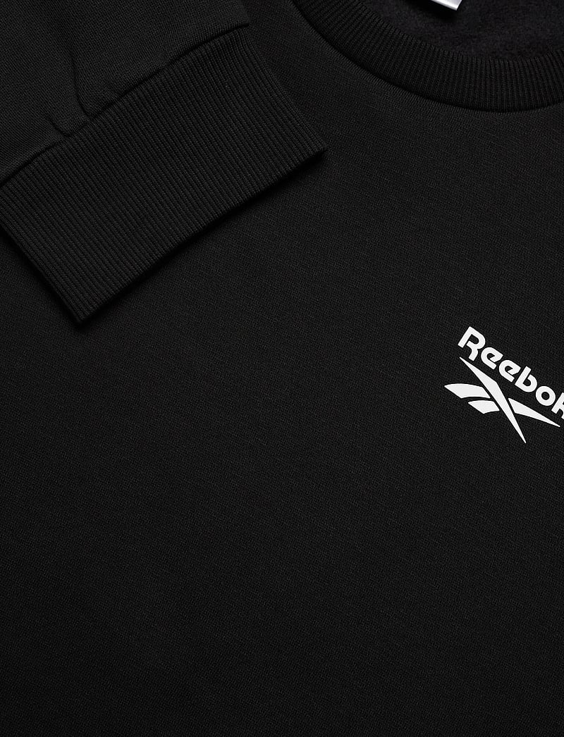 Reebok Classics - ID SMALL LOGO FLEECE CREWNECK SWEAT - långärmade t-shirts - black - 2