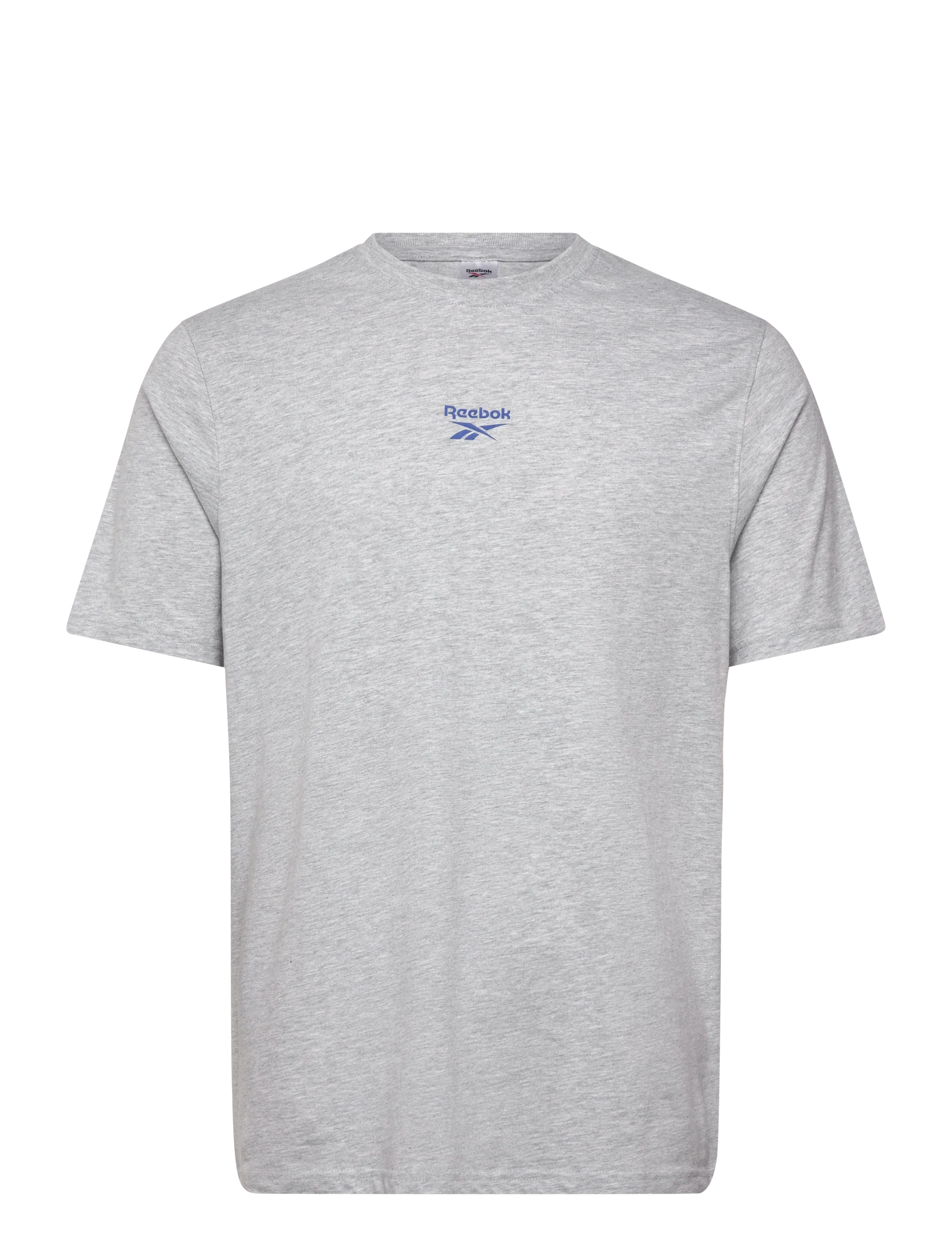 ID 2-COLOR LOGO BACK GRAPHIC T-SHIR - LIGHT GREY MARL
