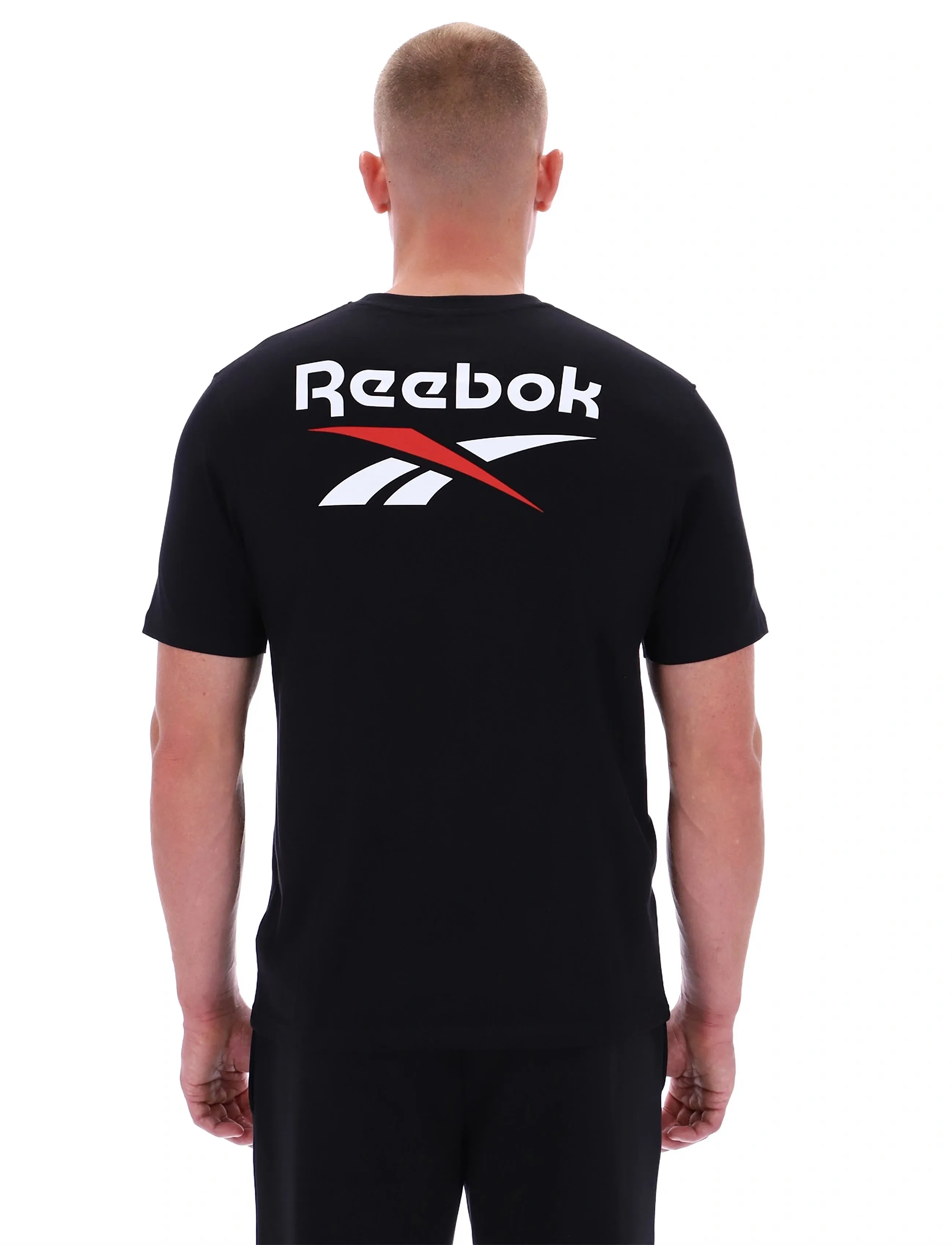 Reebok Classics - ID 2-COLOR LOGO BACK GRAPHIC T-SHIR - kurzärmelig - black - 4