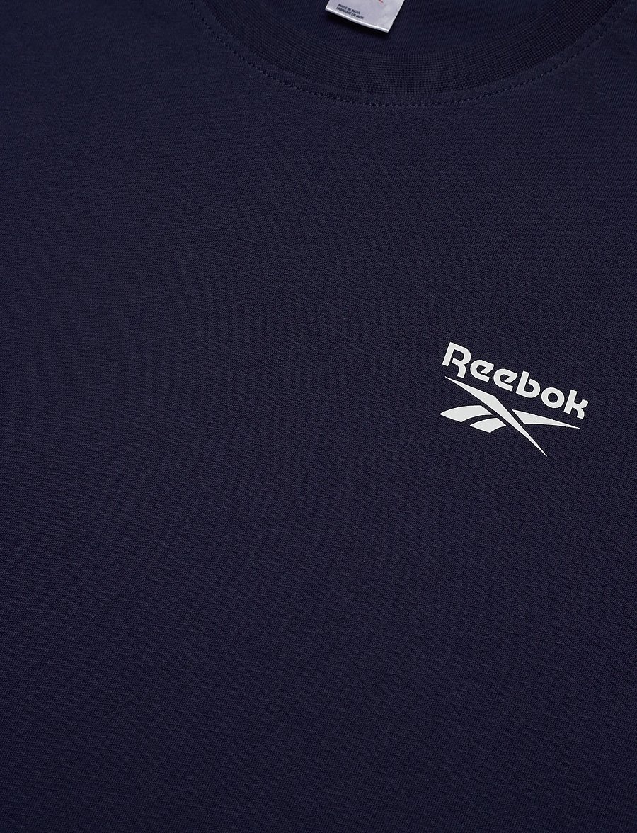 Reebok Classics - CODY SMALL LOGO CREW NECK SS TEE - tops & t-shirts - vector navy - 5