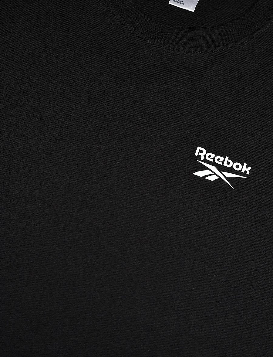 Reebok Classics - CODY SMALL LOGO CREW NECK SS TEE - alussärgid ja t-särgid - black - 5