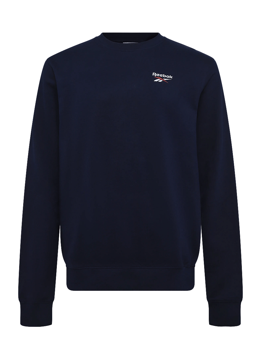 Reebok Classics - ID SMALL LOGO CREW SWEATSHIRT - tops - vector navy - 0