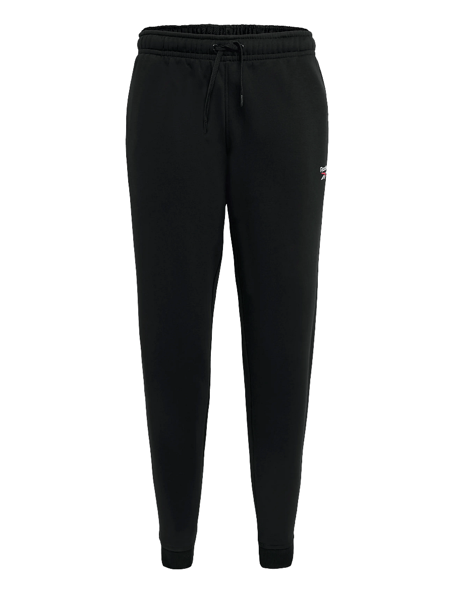 Reebok Classics - ID 2-COLOUR LOGO FLEECE CUFFED JOG PANT - pants - black - 0