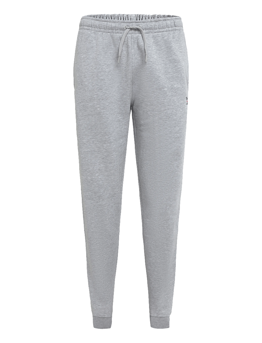 Reebok Classics - ID 2-COLOUR LOGO FLEECE CUFFED JOG PANT - pants - light grey marl - 0