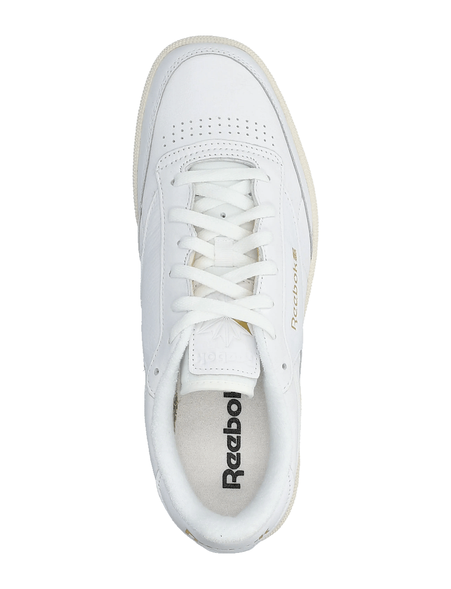 Reebok Classics - CLUB C 85 - lav ankel - ftwrwhite/chalk/gold - 3