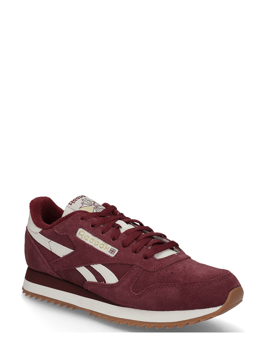 Reebok Classics - CLASSIC LEATHER RIPPLE - lave sneakers - redvelvet/chalk/gum - 0