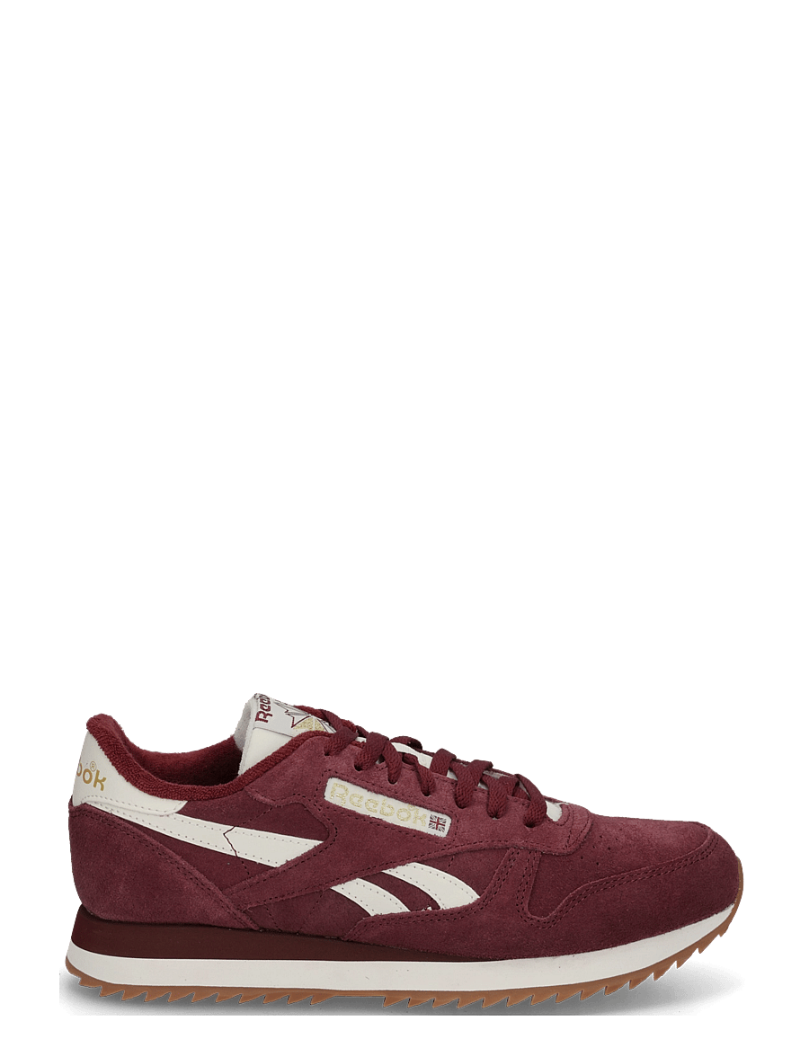 Reebok Classics - CLASSIC LEATHER RIPPLE - lave sneakers - redvelvet/chalk/gum - 2