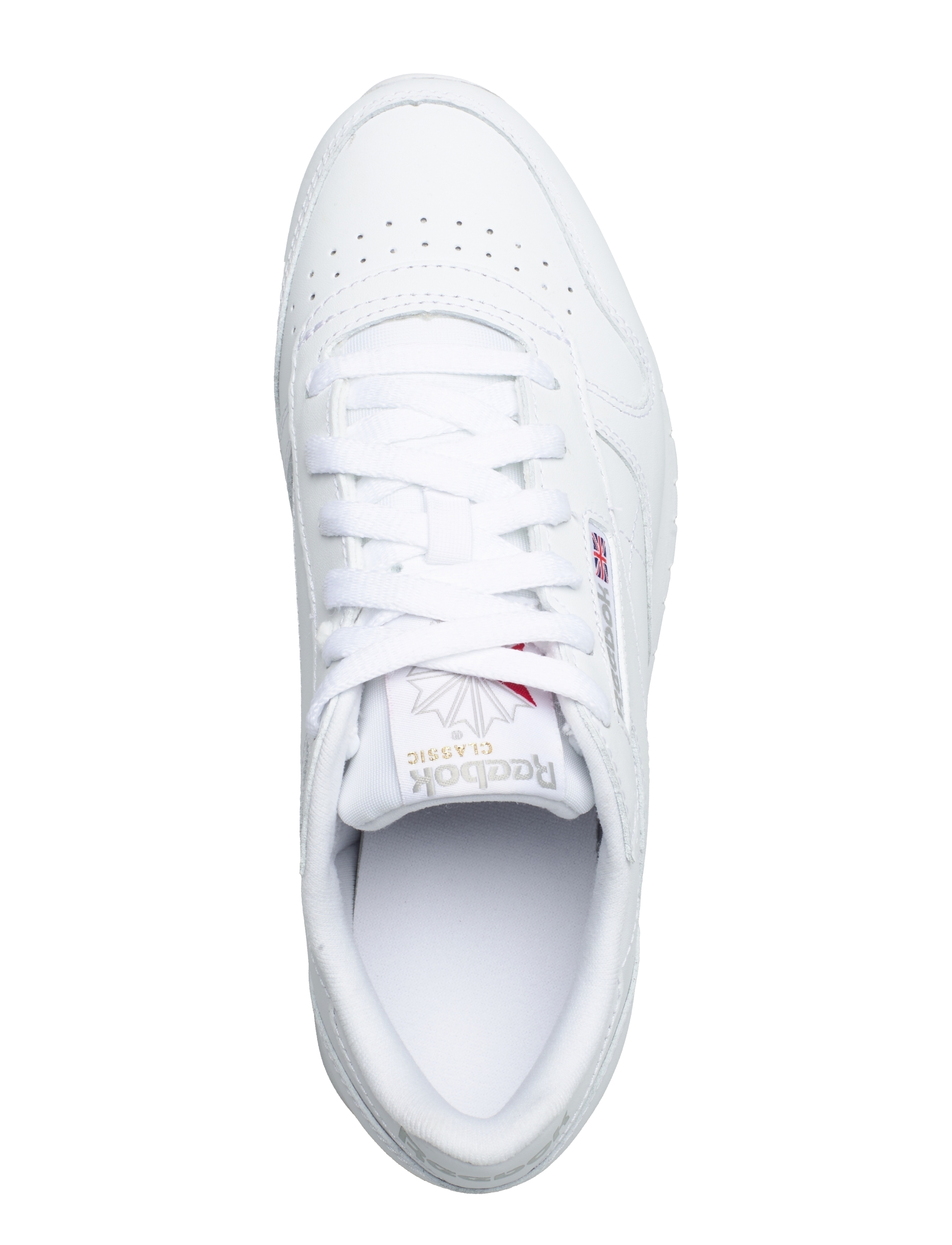 Reebok Classics - CLASSIC LEATHER - niedriger schnitt - ftwwht/ftwwht/pugry3 - 3