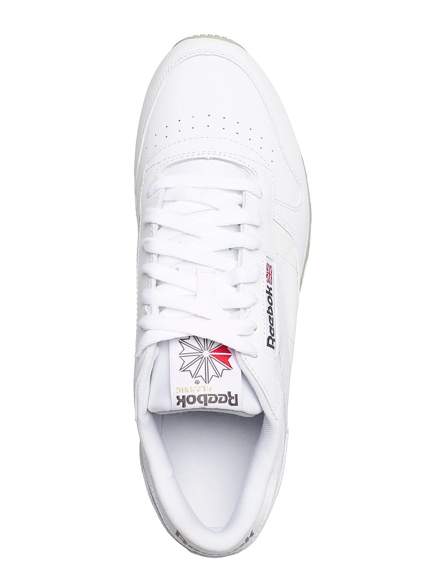 Reebok Classics - CLASSIC LEATHER - matalavartiset tennarit - ftwwht/pugry3/purgry - 3