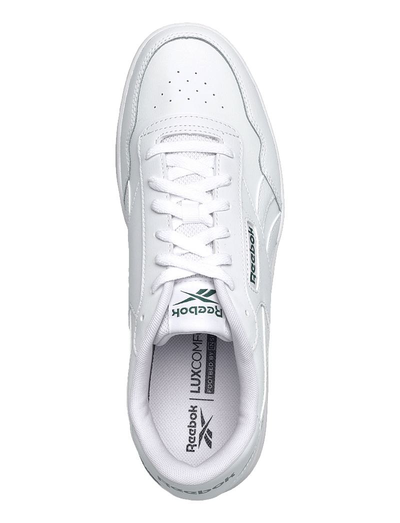 Reebok Classics - REEBOK COURT ADVANCE - låga sneakers - ftwwht/ftwwht/clogrn - 3