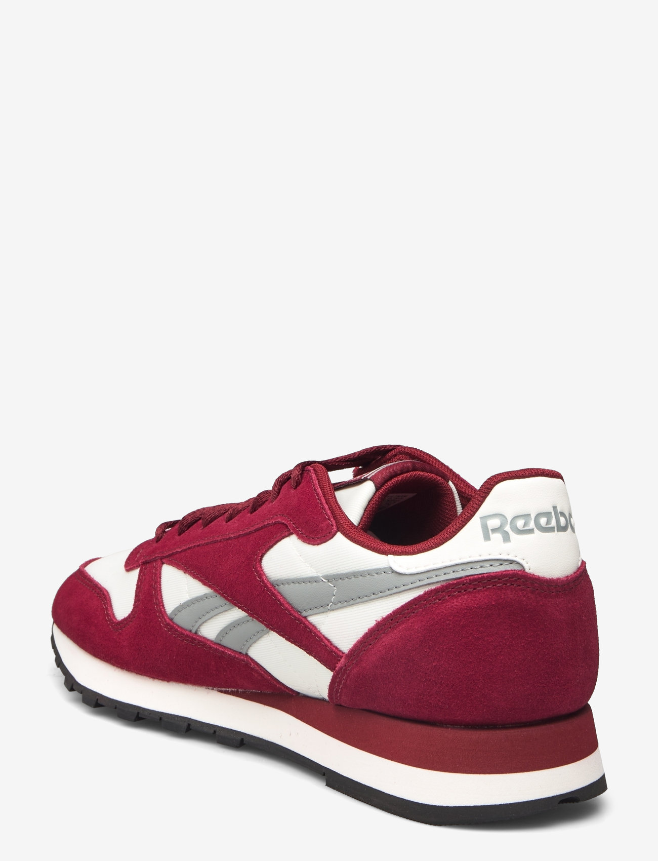 Reebok Classics - CLASSIC LEATHER - låga sneakers - rich maroon/chalk/gr - 2