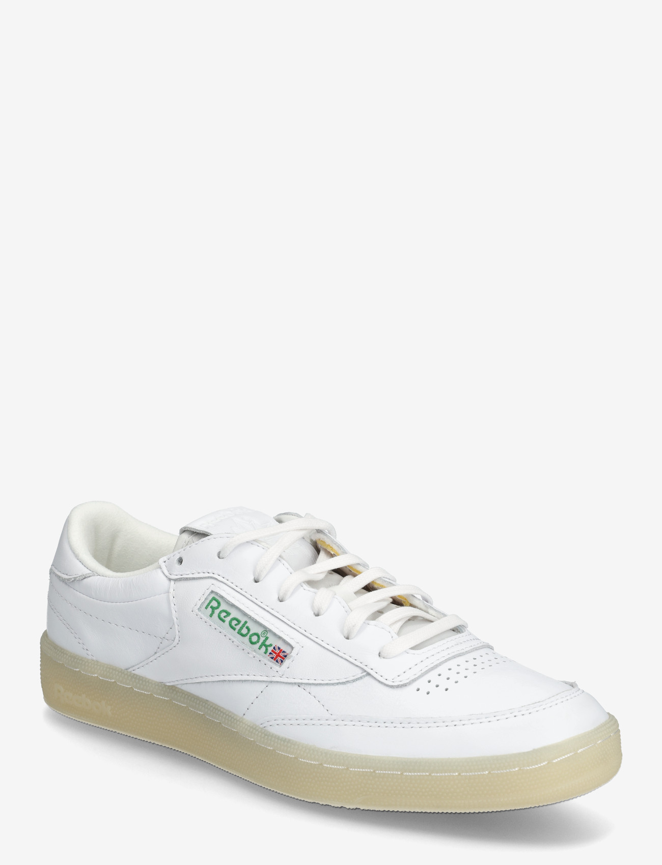 Reebok Classics - CLUB C 85 VINTAGE - lave sneakers - white/glengreen/red - 0