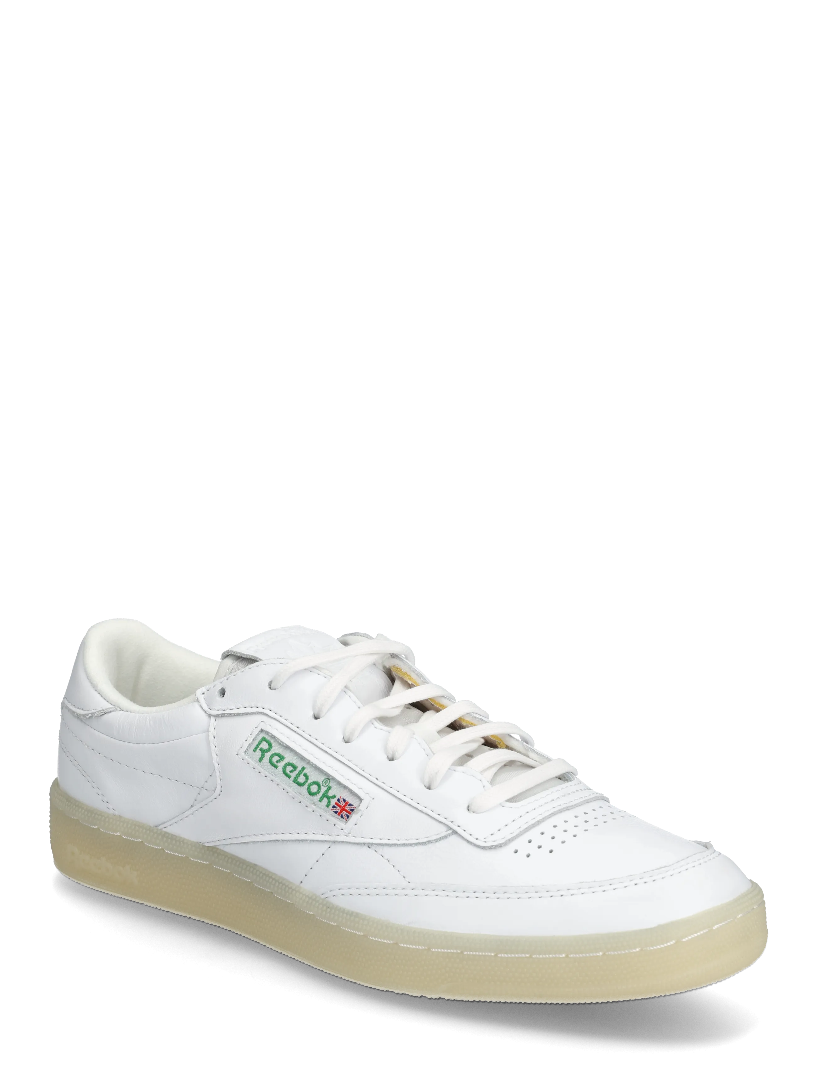 Reebok Classics CLUB C 85 VINTAGE - Kõrge säärega tossud - WHITE/GLENGREEN/RED / white