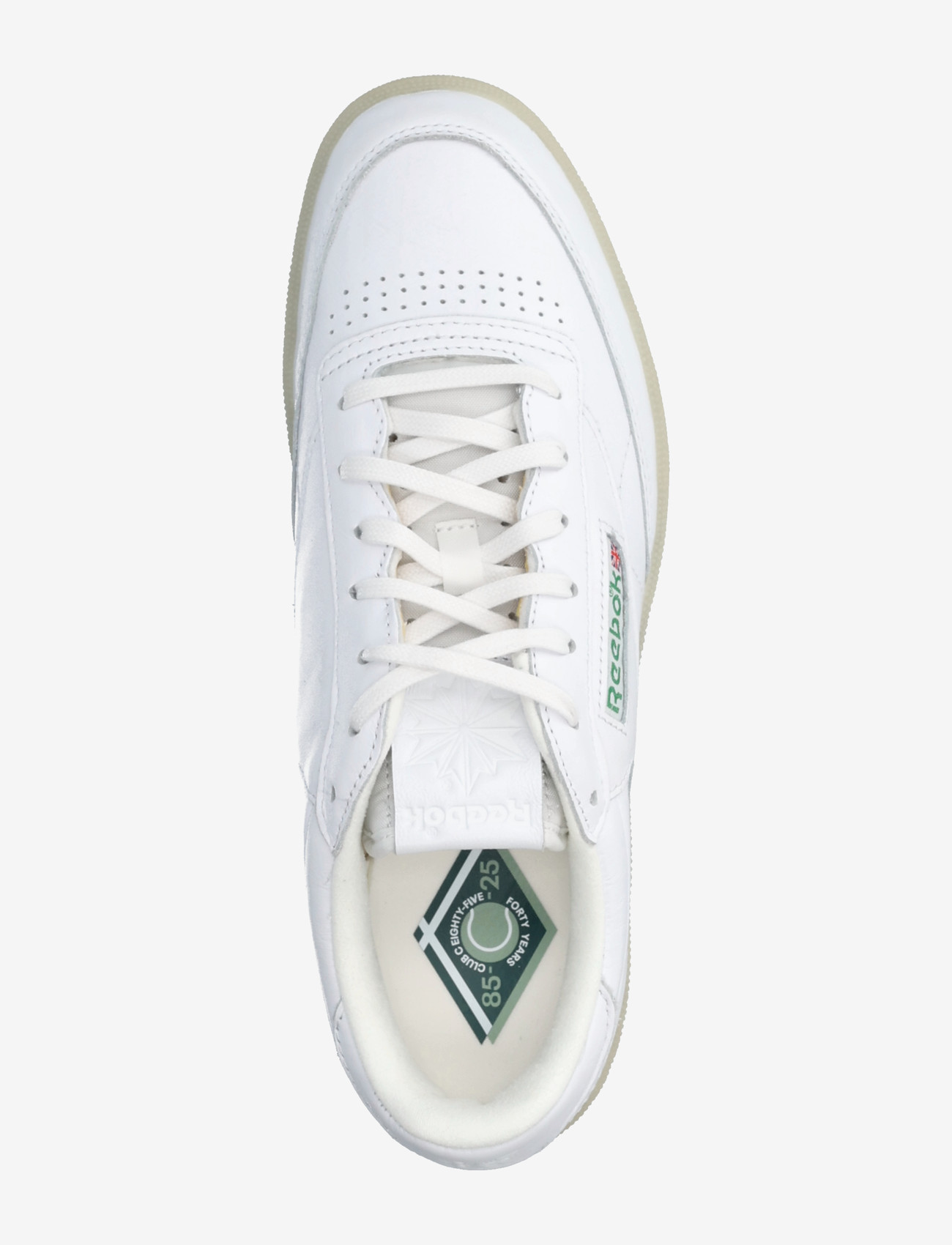 Reebok Classics - CLUB C 85 VINTAGE - lave sneakers - white/glengreen/red - 3