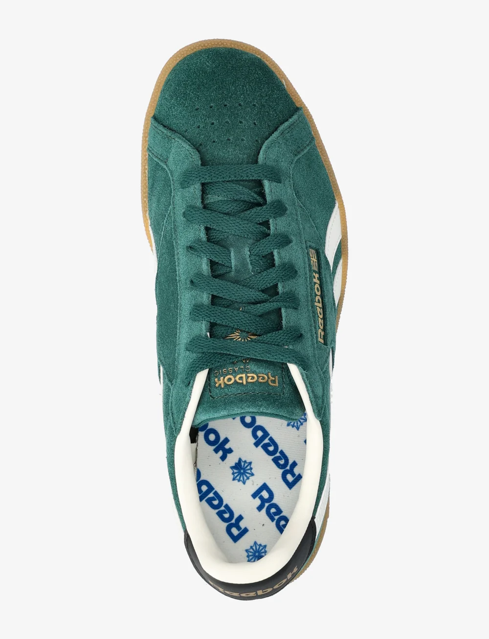 Reebok Classics - CLUB C GROUNDS UK - låga sneakers - green/black/gum - 3