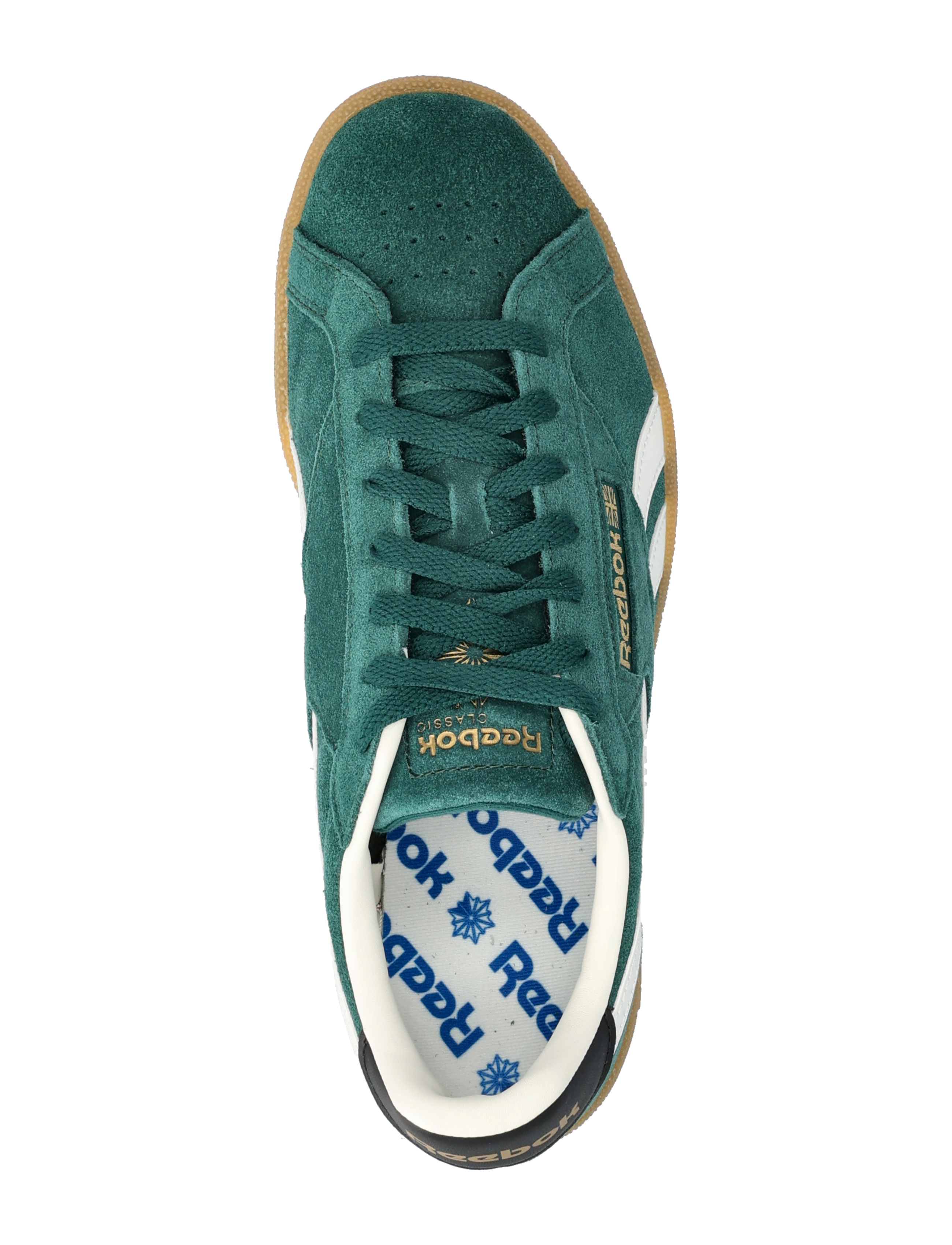 Reebok Classics - CLUB C GROUNDS UK - laisvalaikio batai - green/black/gum - 3