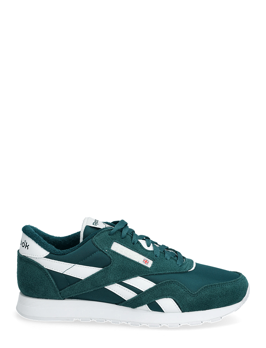 Reebok Classics - CLASSIC NYLON - low tops - metalgreen/white/gre - 1
