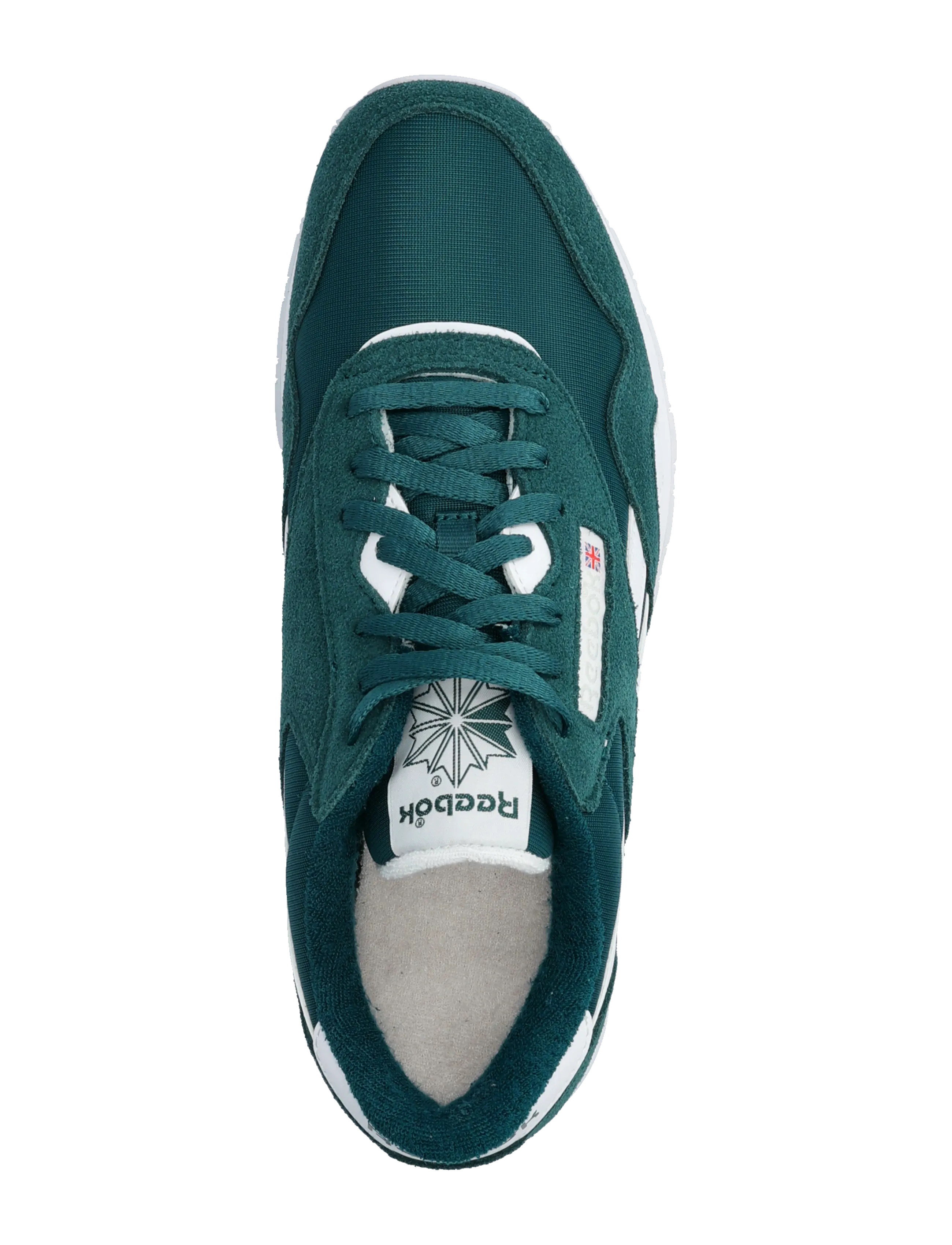 Reebok Classics - CLASSIC NYLON - lágir strigaskór - metalgreen/white/gre - 3