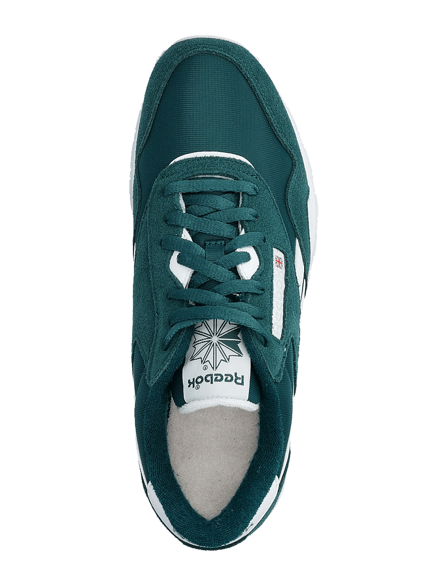 Reebok Classics - CLASSIC NYLON - low tops - metalgreen/white/gre - 3
