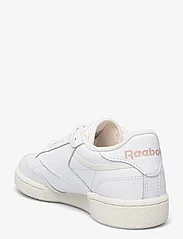 Reebok Classics - CLUB C 85 - sportiska stila apavi ar pazeminātu potītes daļu - wht/chalk/pinstu - 2