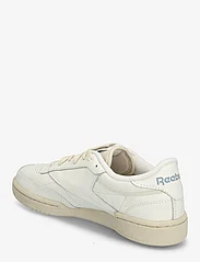 Reebok Classics - CLUB C 85 - sportiska stila apavi ar pazeminātu potītes daļu - chalk/papwht/vinblu - 2