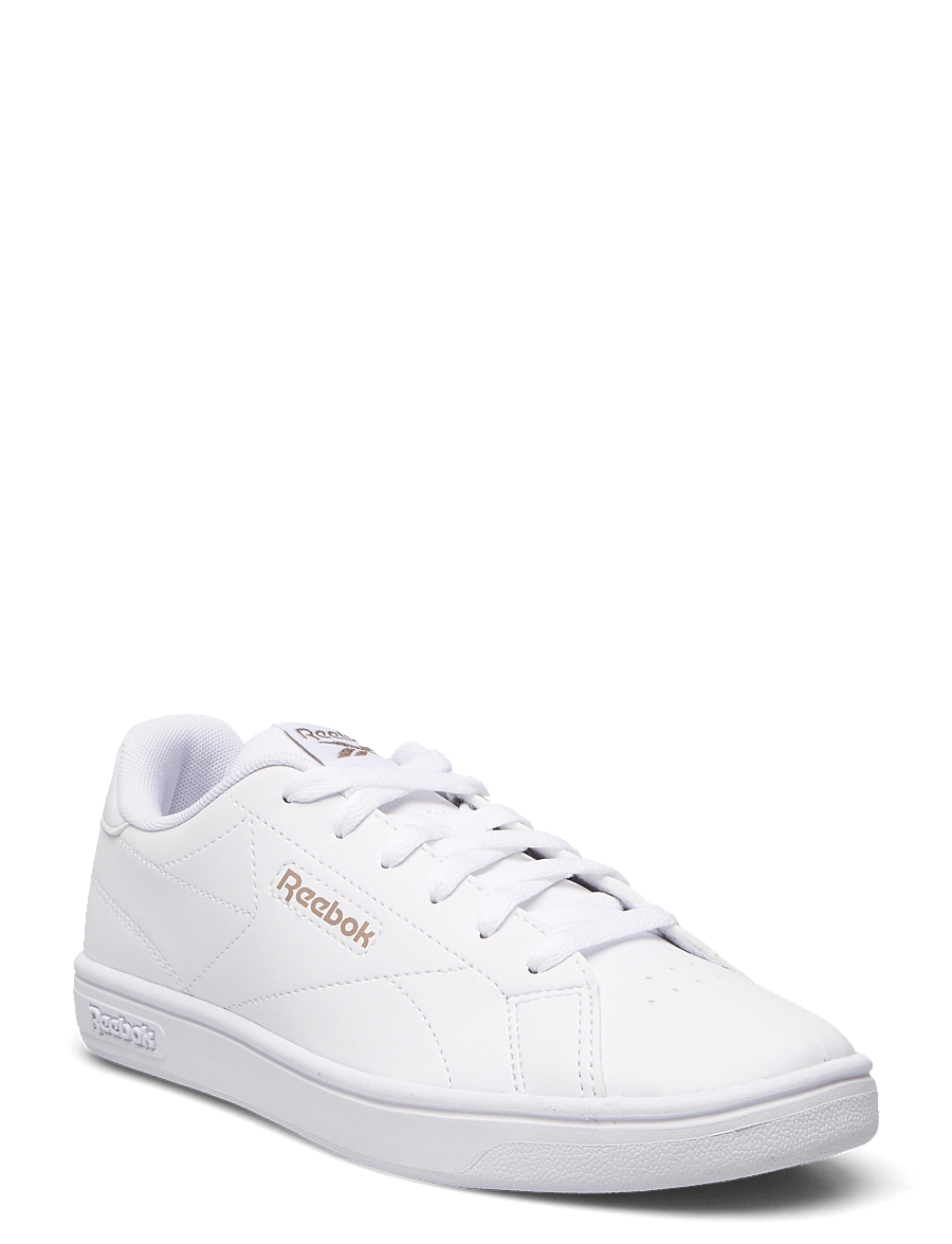 Reebok Classics - REEBOK COURT CLEAN - niedrige sneakers - wht/rosgol/wht - 0