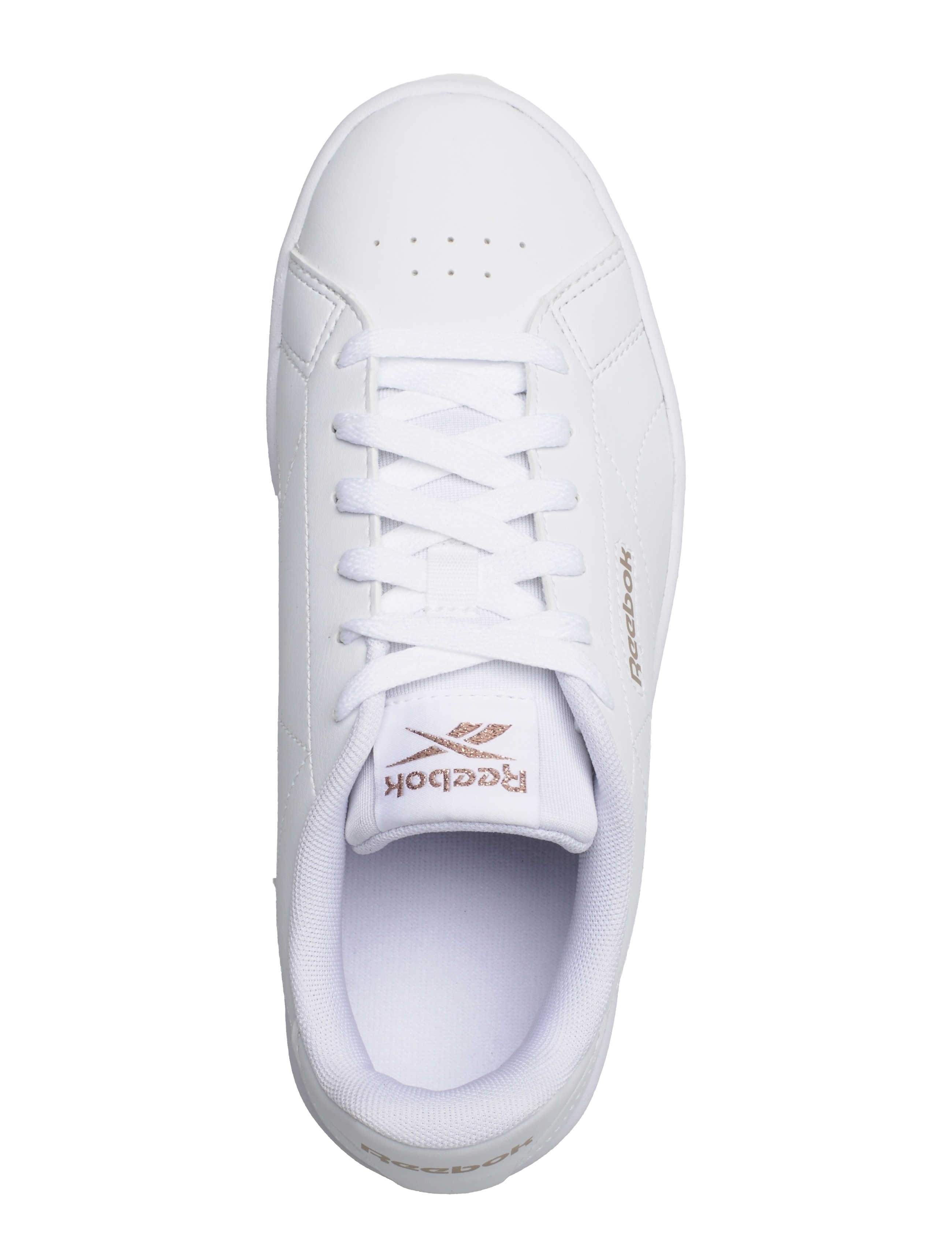 Reebok Classics - REEBOK COURT CLEAN - tennised - wht/rosgol/wht - 3