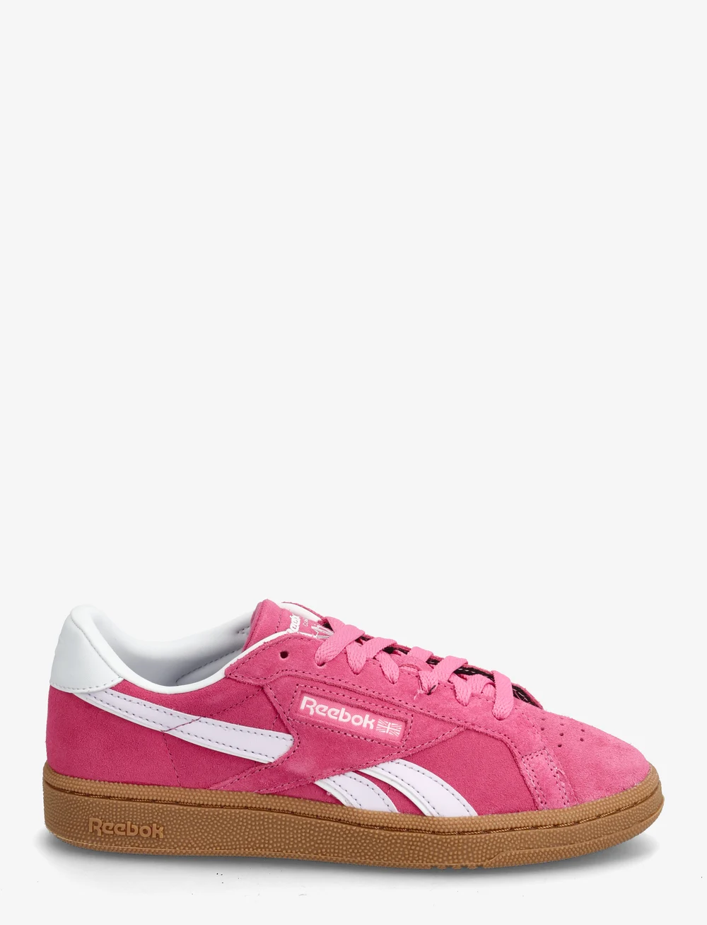 Reebok Classics - CLUB C GROUNDS UK - låga sneakers - pink/ gleam/gum - 1